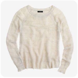 J. Crew Cream Crew Neck Sweater